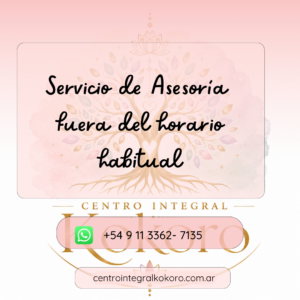 Servicio de Asesoría fuera del horario habitual