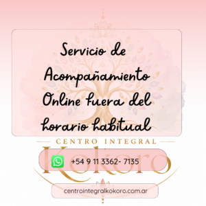 Servicio de Acompañamiento Terapéutico fuera del horario habitual