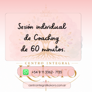 Sesión individual de Coaching de 60 minutos