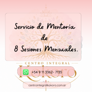 Servicio de Mentoría de 8 Sesiones Mensuales