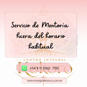 Servicio de Mentoría fuera del horario habitual